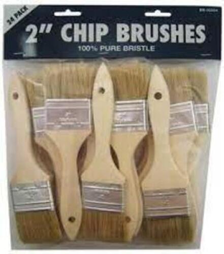 DESCRIPTION: (3) BAG OF (24) CHIP BRUSHES BRAND/MODEL: GAM #BB00224 RETAIL$: $60.96 EA SIZE: 2" QTY: 3
