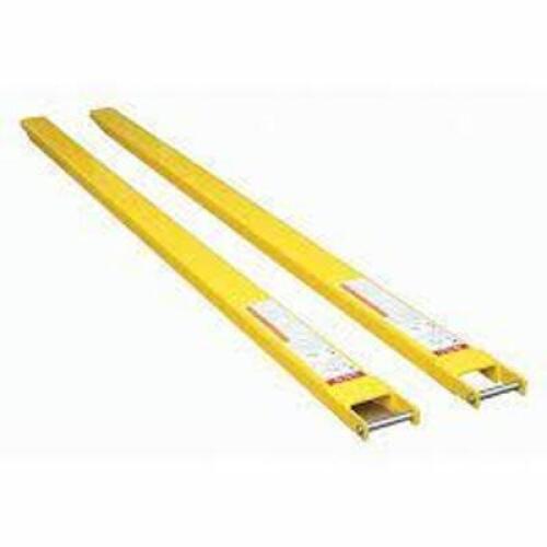 DESCRIPTION: (1) FORK BLADE PROTECTORS POLYETHYLENEBRAND/MODEL:&nbsp;VESTIL/F5-48INFORMATION: YELLOW, PLASTICRETAIL$: $130.67/PAIRSIZE:&nbsp;5" X 48"QTY: 1