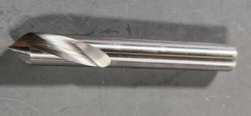 DESCRIPTION: (1) HSCo SPOTTING DRILL BRAND/MODEL: HERTEL 59918995 RETAIL$: 34.89 SIZE: 90 DEG, 1/2" SD QTY: 1