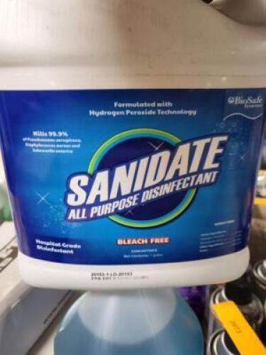 DESCRIPTION: (1) ALL PURPOSE DISINFECTANT BRAND/MODEL: SANIDATE RETAIL$: $50.00 EA SIZE: 1 GALLON QTY: 1
