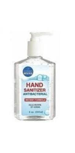 DESCRIPTION: (8) HAND SANITIZER BRAND/MODEL: CLEAN WORKS RETAIL$: $4.15 EA SIZE: 8 OZ QTY: 8