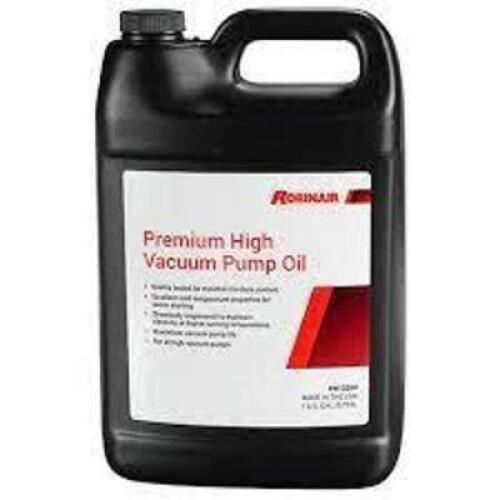 DESCRIPTION: (2) PREMIUM HIGH VACUUM PUMP OIL BRAND/MODEL: ROBINAIR RETAIL$: $26.66 EA SIZE: 1 GALLON QTY: 2