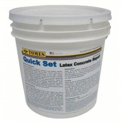 DESCRIPTION: (1) GRAY CONCRETE PATCH AND REPAIR BRAND/MODEL: QUICK SET #15F533 RETAIL$: $30.17 EA SIZE: 20 LB QTY: 1