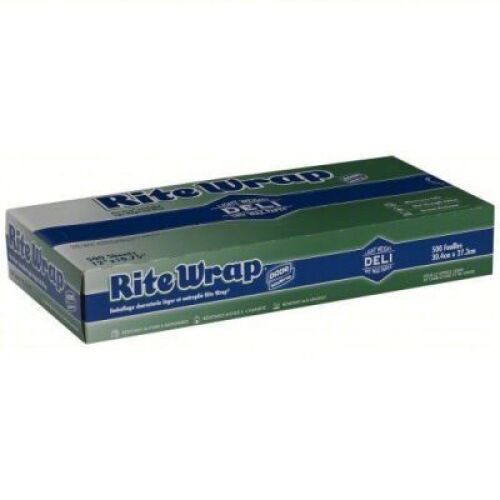 DESCRIPTION: (2) CASES OF (12) BOXES OF (500)&nbsp;INTERFOLDED LIGHTWEIGHT DELI WRAPBRAND/MODEL: DIXIE RITE-WRAP #RW66RETAIL$: $153.13 PER CASESIZE: 6" X 10.75"QTY: 2