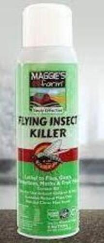 DESCRIPTION: (4) 14 OZ. CANS OF FLYING INSECT KILLER BRAND/MODEL: MAGGIE'S FARM RETAIL$: $5.50 EACH LOCATION: RETAIL SHOP QTY: 4