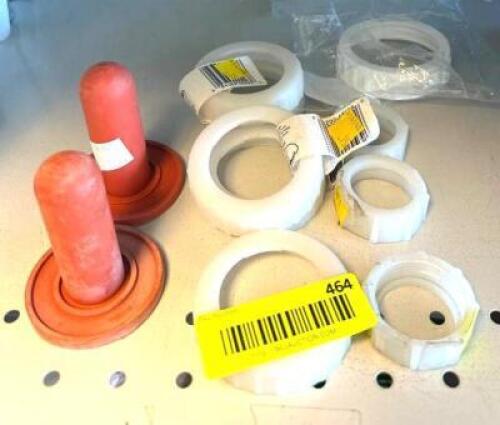 DESCRIPTION: ASSORTED NURSING BOTTLE SCREW CAPS AND NIPPLES LOCATION: RETAIL SHOP QTY: 1