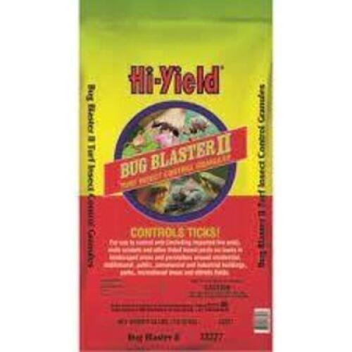 DESCRIPTION: (6) BAGS OF BUG BLASTER II TURF INSECT CONTROL GRANULES BRAND/MODEL: HI-YIELD 33326 LOCATION: STOCK ROOM QTY: 6