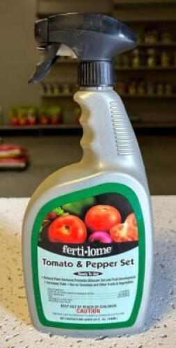 DESCRIPTION: (10) 32 OZ. BOTTLES OF TOMATO & PEPPER SPRAY LOCATION: STOCK ROOM QTY: 10