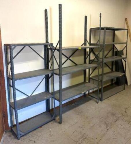 DESCRIPTION: (3) ASSORTED SHELVES AS SHOWN LOCATION: STOCK ROOM QTY: 3
