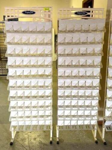 DESCRIPTION: (2) ROLLABOUT SEED DISPLAY RACKS LOCATION: STOCK ROOM QTY: 2