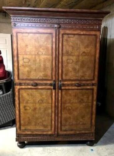 DESCRIPTION: WARDROBE/TV ARMOIRE SIZE: 80"X48"X20" QTY: 1
