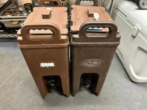 (2) INSULATED BEVERAGE DISPENSERS