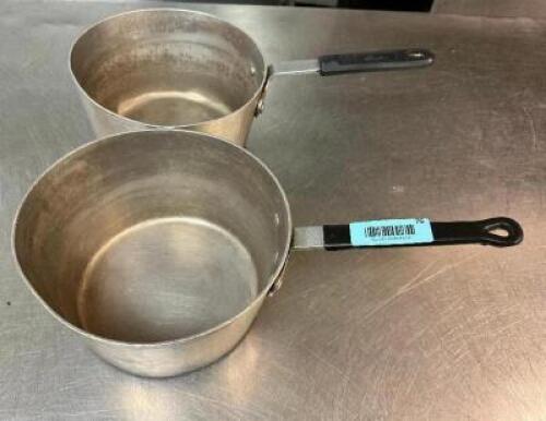 (2) 9" SAUCE POTS