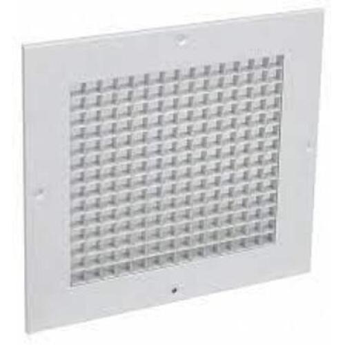 DESCRIPTION: (16) EGG CRATE REGISTER RETURN BRAND/MODEL: PLASTICADE #AG-8X8-RSW-5PK INFORMATION: WHITE RETAIL$: $213.30 TOTA SIZE: 8" X 8" QTY: 16