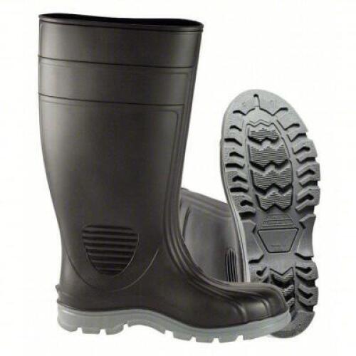 DESCRIPTION: (1) PAIR OF RUBBER WORK BOOTS, OIL RESISTANT, STEEL TOE, WATERPROOF BRAND/MODEL: TALON TRAX #21DL11 INFORMATION: BLACK RETAIL$: $40.77 EA