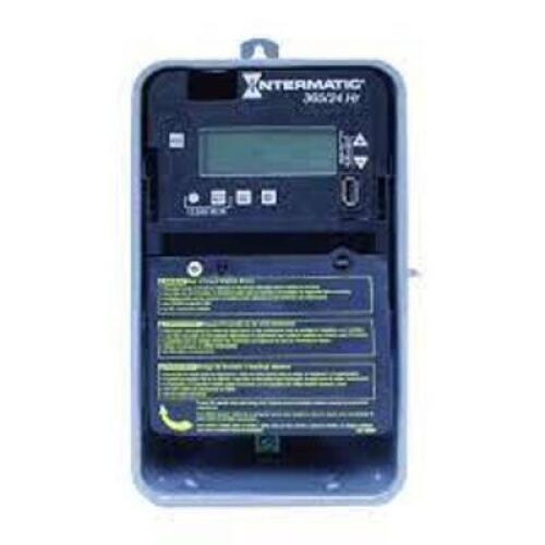 DESCRIPTION: (1) TIME SWITCH WITH 100 HOUR BACKUP BRAND/MODEL: INTERMATIC #ET2125CR INFORMATION: BLACK RETAIL$: $431.16 EA SIZE: 365/24 HOUR, 120-277