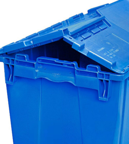 DESCRIPTION: (1) STORAGE TOTE BRAND/MODEL: ULINE INFORMATION: BLUE RETAIL$: $25.14 EA SIZE: 19.8X13.8 X 11.8 QTY: 1
