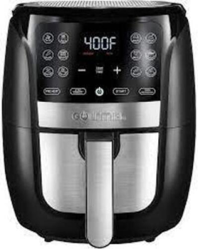 DESCRIPTION: (1) DIGITAL AIR FRYER BRAND/MODEL: GOURMIA INFORMATION: BLACK RETAIL$: $60.00 EA SIZE: 4 QT QTY: 1