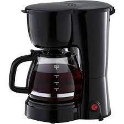 DESCRIPTION: (1) FIVE CUP COFFEE MAKER BRAND/MODEL: MAINSTAYS INFORMATION: BLACK RETAIL$: $15.00 EA QTY: 1