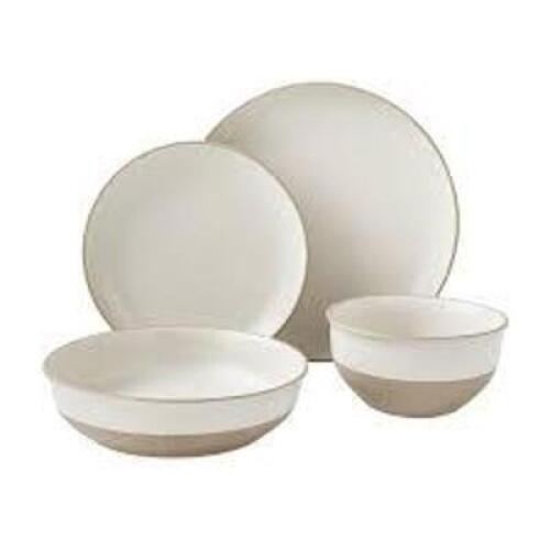 DESCRIPTION: (1) DINNERWARE SET BRAND/MODEL: DAVE AND JENNY INFORMATION: CREAM RETAIL$: $50.00 EA SIZE: 16 PC QTY: 1