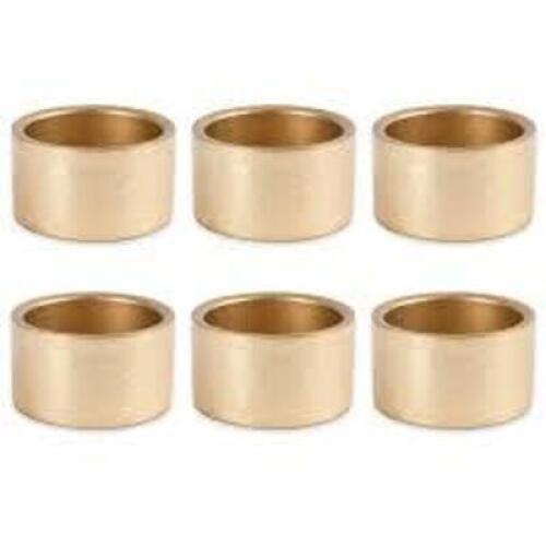 DESCRIPTION: (2) SETS OF (6) ROUND ACRYLIC NAPKIN RING BRAND/MODEL: DII INFORMATION: GOLD RETAIL$: $12.98 EA QTY: 2