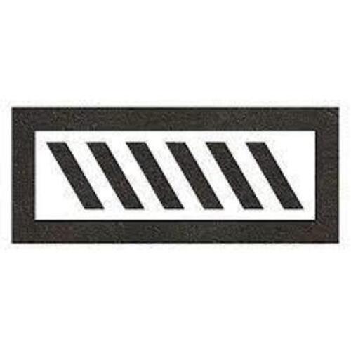 DESCRIPTION: (1) STRIPE STENCEL FOR SPEED BUMPS BRAND/MODEL: RAE PAVEMENT RETAIL$: $260.59 EA QTY: 1