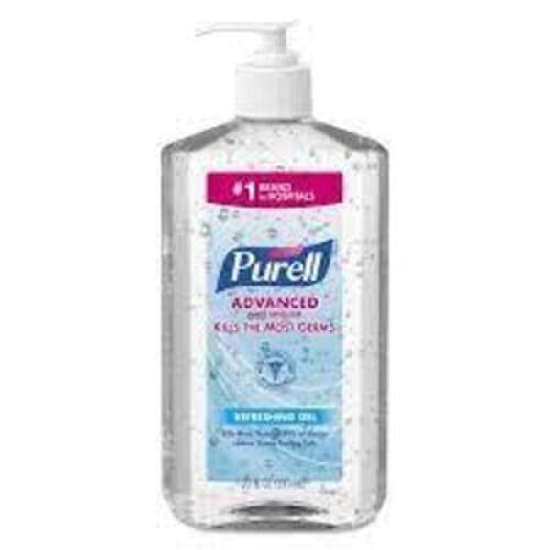 DESCRIPTION: (2) BOTTLES OF REFRESHING GEL HAND SANITIZER BRAND/MODEL: PURELL INFORMATION: CLEAR RETAIL$: $21.37 EA SIZE: 20 OZ QTY: 2