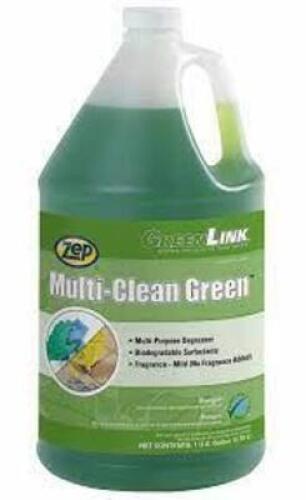 DESCRIPTION: (2) MULTI-PURPOSE DEGREASER BRAND/MODEL: ZEP MULTI-CLEAN GREEN CLEANER RETAIL$: $25.00 EA SIZE: 1 GALLON QTY: 2