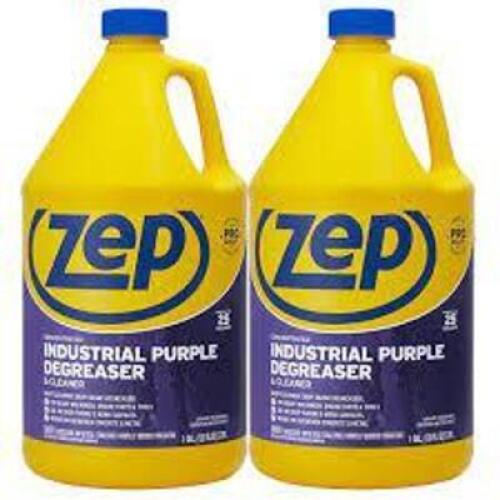 DESCRIPTION: (2) CONCENTRATED INDUSTRIAL PURPLE DEGREASER BRAND/MODEL: ZEP #ZU0856128 RETAIL$: $30.00 EA SIZE: 1 GALLON QTY: 2