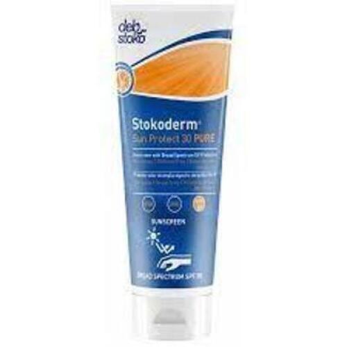 DESCRIPTION: (6) SUN PROTECT 30 PURE BRAND/MODEL: DEB STOKO STOKODERM RETAIL$: $12.48 EA SIZE: 100 ML QTY: 6