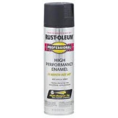 DESCRIPTION: (6) CANS OF HIGH PERFORMANCE ENAMEL BRAND/MODEL: RUST-OLEUM INFORMATION: FLAT BLACK #7578838 RETAIL$: $16.30 EA SIZE: 15 OZ QTY: 6