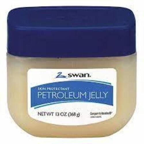 DESCRIPTION: (1) PETROLEUM JELLY GEL BRAND/MODEL: SWAN #14U287 INFORMATION: CLEAR RETAIL$: $9.64 EA SIZE: 13 OZ QTY: 1