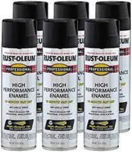 DESCRIPTION: (6) CANS OF HIGH PERFORMANCE ENAMEL BRAND/MODEL: RUST-OLEUM INFORMATION: GLOSSY BLACK #7579 RETAIL$: $16.30 EA SIZE: 15 OZ QTY: 6