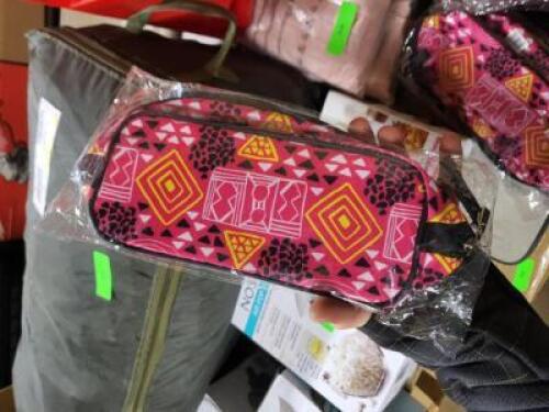 DESCRIPTION: (12) MAKEUP BAGS RETAIL$: $12.25 EA QTY: 12