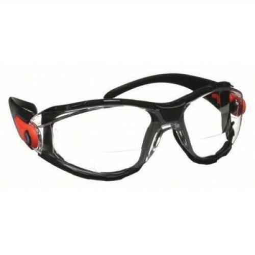 DESCRIPTION: (12) BIFOCAL SAFETY READING GLASSES WITH WRAPAROUND FRAME BRAND/MODEL: DELTA PLUS #21C985 INFORMATION: BLACK/ORANGE FRAME, CLEAR LENS RET