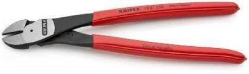 DESCRIPTION: (1) DIAGONAL CUTTER BRAND/MODEL: KNIPEX #7422250SBA RETAIL$: $50.00 EA SIZE: 10" QTY: 1