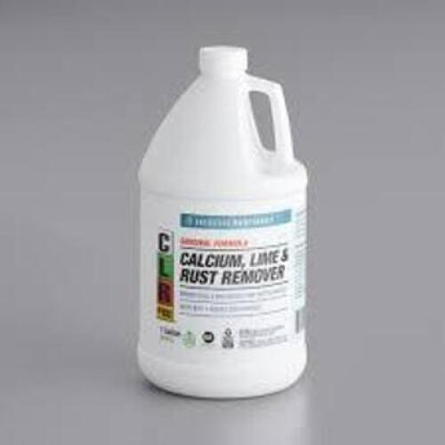 DESCRIPTION: (1) CALCIUM, LIME, AND RUST REMOVER BRAND/MODEL: CLR RETAIL$: $25.00 EA SIZE: 1 GALLON QTY: 1