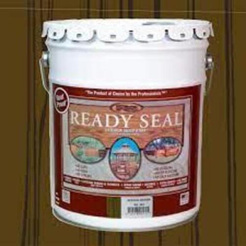 DESCRIPTION: (1) WOOD STAIN BRAND/MODEL: READY SEAL INFORMATION: MISSION BROWN RETAIL$: $185.00 EA SIZE: 5 GALLON QTY: 1