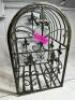 DECORATIVE METAL WINE CAGE