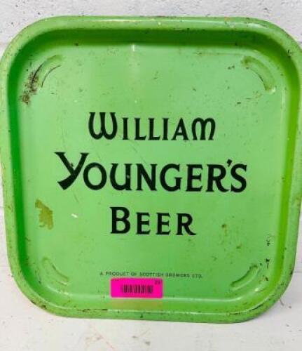 VINTAGE WILLIAM YOUNGERS BEER TRAY