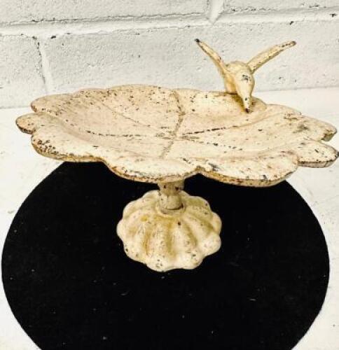 CAST IRON BIRD BATH