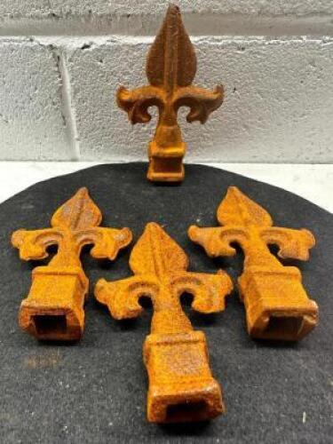 FLEUR DE LIS METAL PIECES