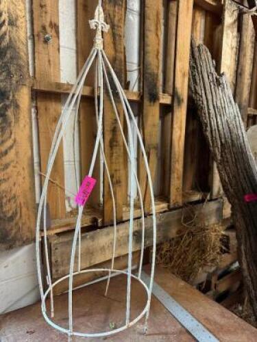 METAL FLOWER CAGE