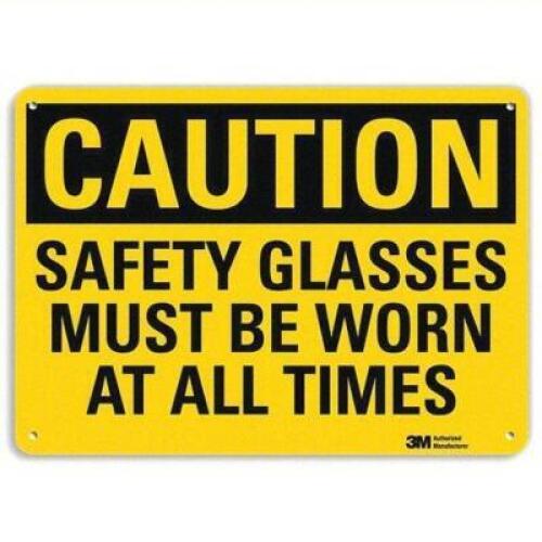 DESCRIPTION: (3) ALUMINUM CAUTION SIGN RETAIL$: $24.76/EA SIZE: 10" X 14" QTY: 3