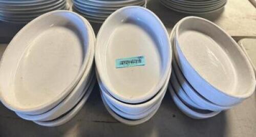DESCRIPTION: (12) 11" CERAMIC BOWLS SIZE 11" LOCATION: BAY 7 THIS LOT IS: SOLD BY THE PIECE QTY: 12