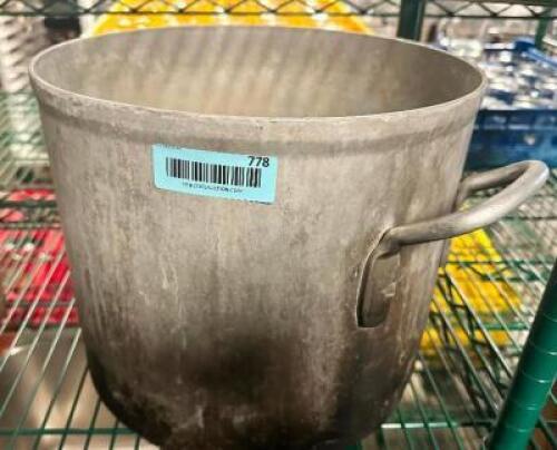 DESCRIPTION: 25 QT STOCK POT SIZE 25 QT LOCATION: BAY 7 QTY: 1