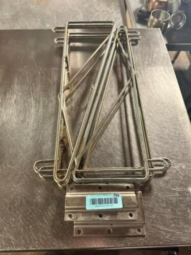DESCRIPTION: (2) WALL BRACKETS FOR WIRE SHELVES LOCATION: BAY 7 THIS LOT IS: ONE MONEY QTY: 1