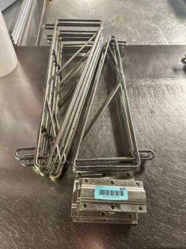 DESCRIPTION: (2) WALL BRACKETS FOR WIRE SHELVES LOCATION: BAY 7 THIS LOT IS: ONE MONEY QTY: 1
