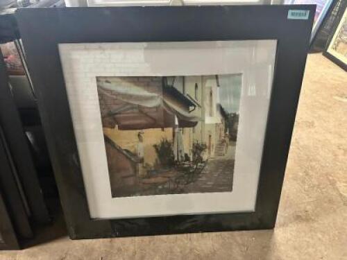DESCRIPTION: 36" X 36" FRAMED PRINT SIZE 36" X 36" LOCATION: BAY 7 QTY: 1