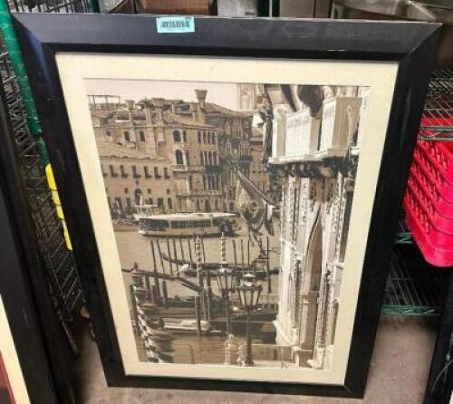 DESCRIPTION: FRAMED PRINT LOCATION: BAY 7 QTY: 1